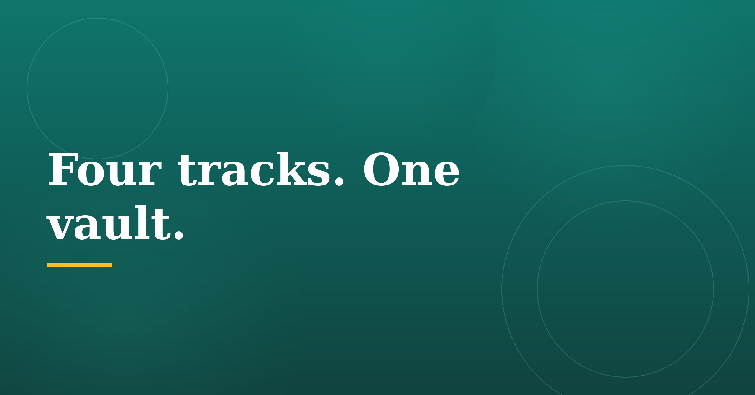 Illustration of four career tracks branching from a single vault — Premier Dental Academy of Longview Career Vault